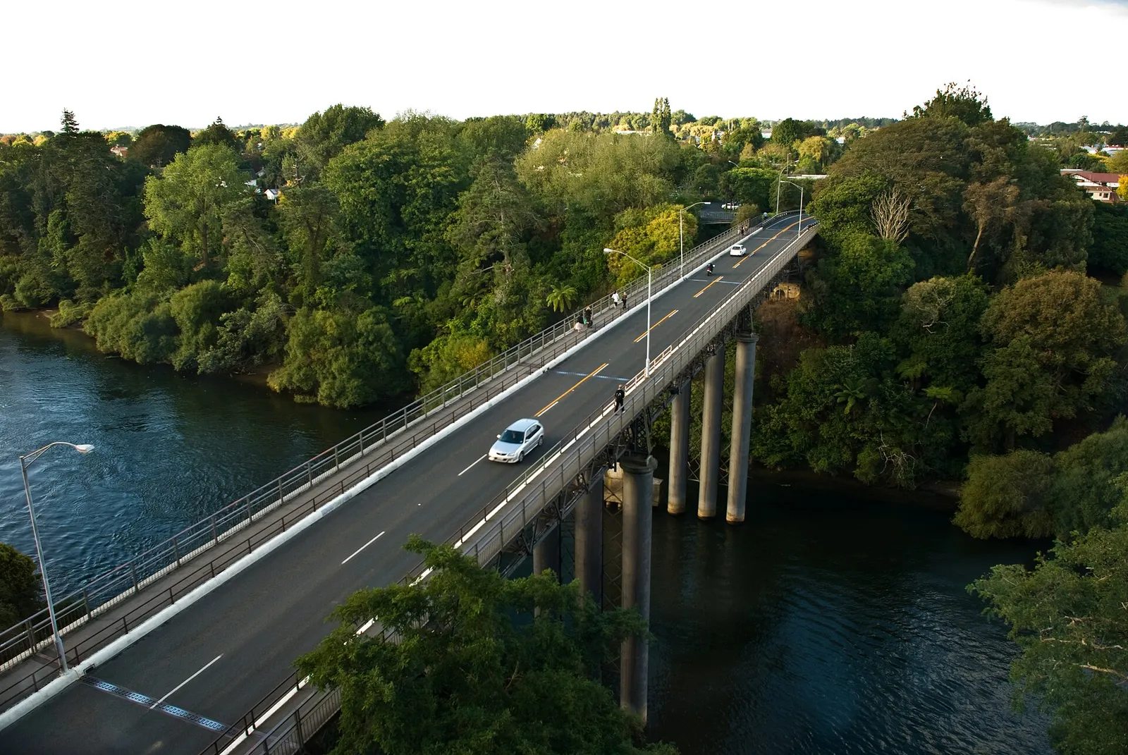 Claudlands Bridge over the Waikato River in Hamilton