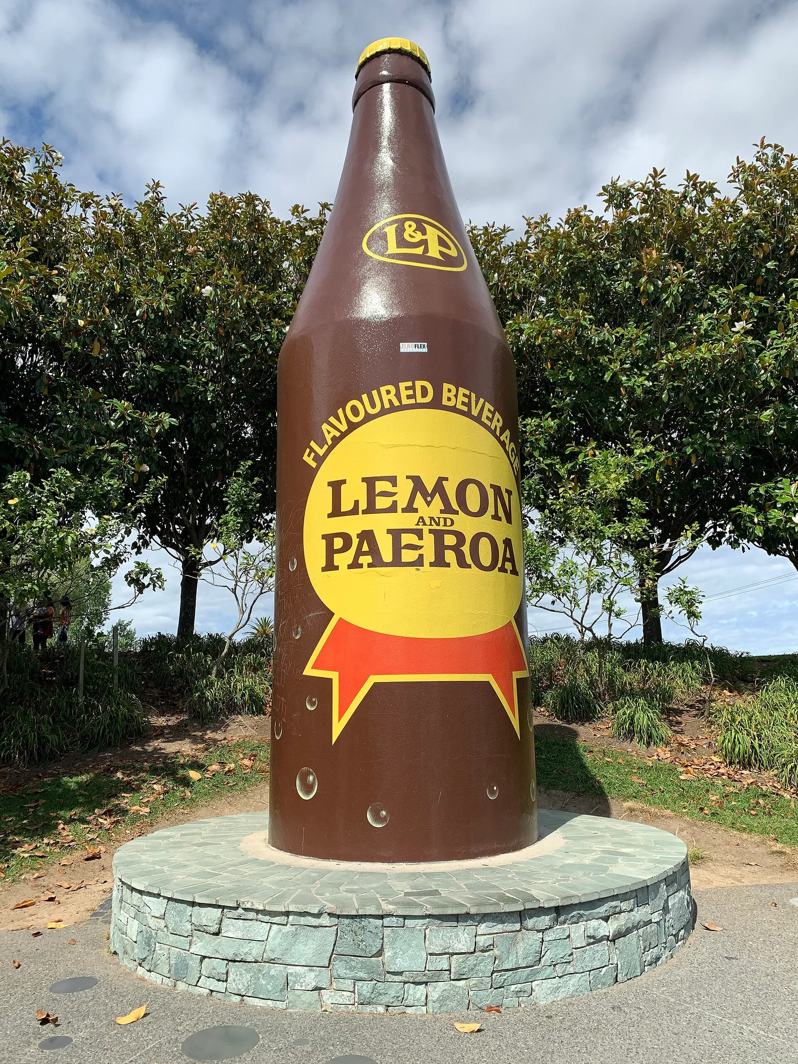 The giant L&P bottle in Paeroa